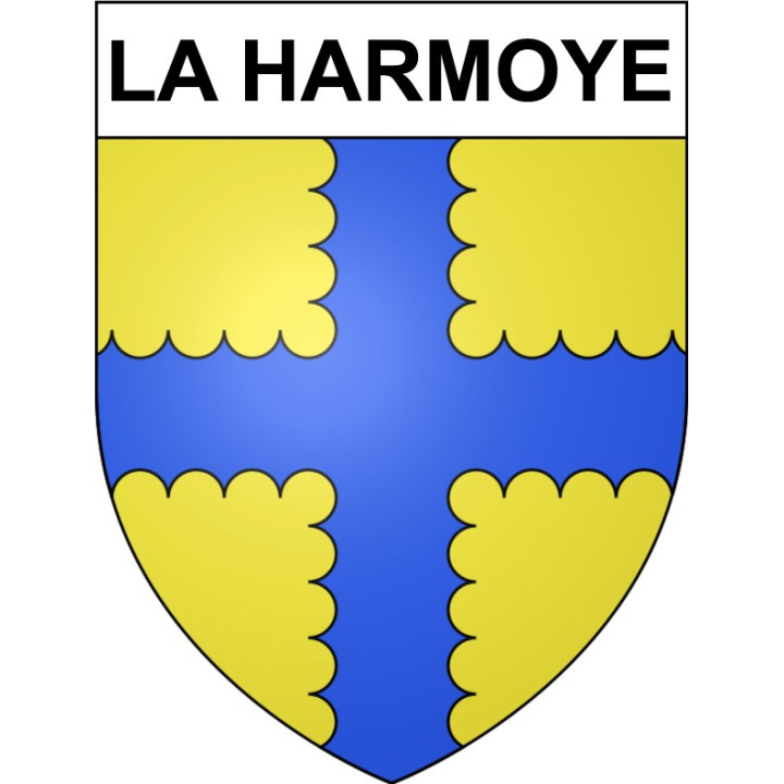 La Harmoye 22 ville Stickers blason autocollant adhésif