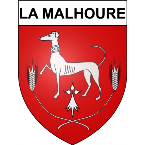 La Malhoure 22 ville Stickers blason autocollant adhésif