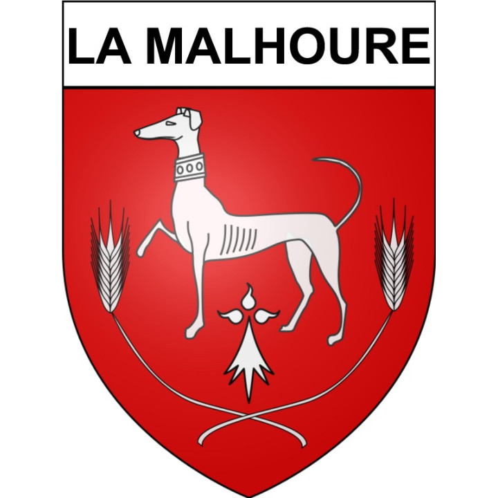 La Malhoure 22 ville Stickers blason autocollant adhésif