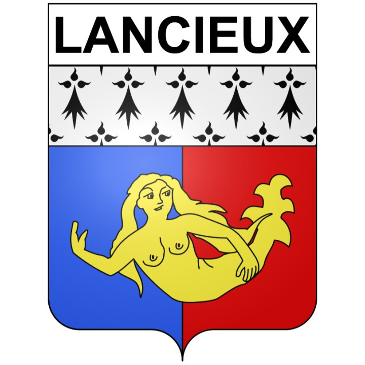 Stickers coat of arms Bégard adhesive sticker