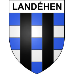 Landéhen 22 ville Stickers blason autocollant adhésif