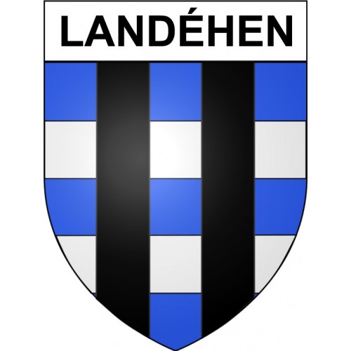Landéhen 22 ville Stickers blason autocollant adhésif