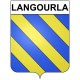 Langourla 22 ville Stickers blason autocollant adhésif