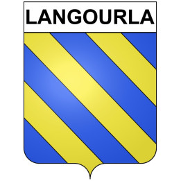 Langourla 22 ville Stickers blason autocollant adhésif