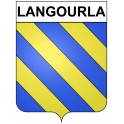 Langourla 22 ville Stickers blason autocollant adhésif