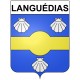 Languédias 22 ville Stickers blason autocollant adhésif