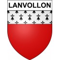 Lanvollon 22 ville Stickers blason autocollant adhésif