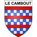 Pegatinas escudo de armas de Bégard adhesivo de la etiqueta engomada