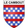 Le Cambout 22 ville Stickers blason autocollant adhésif