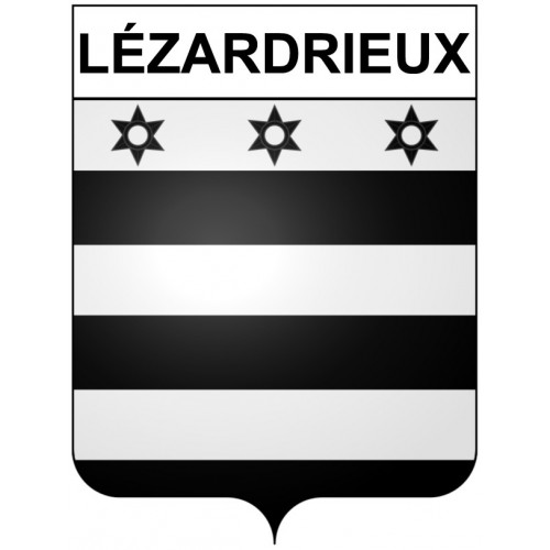 Pegatinas escudo de armas de Bégard adhesivo de la etiqueta engomada