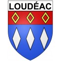 Loudéac 22 ville Stickers blason autocollant adhésif