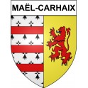 Maël-Carhaix 22 ville Stickers blason autocollant adhésif