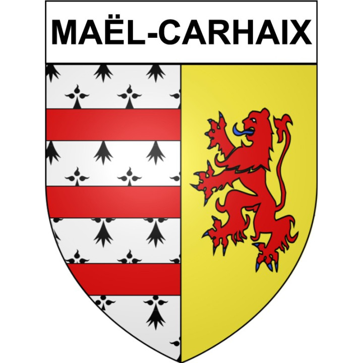 Stickers coat of arms Bégard adhesive sticker