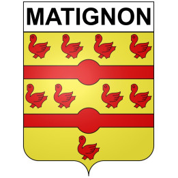 Matignon 22 ville Stickers blason autocollant adhésif