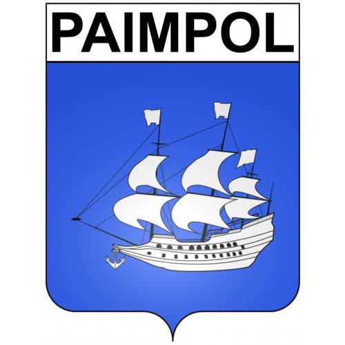 Stickers coat of arms Bégard adhesive sticker