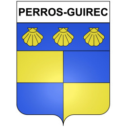 Pegatinas escudo de armas de Bégard adhesivo de la etiqueta engomada