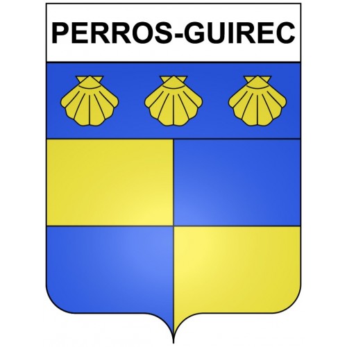 Stickers coat of arms Bégard adhesive sticker