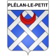 Plélan-le-Petit 22 ville Stickers blason autocollant adhésif