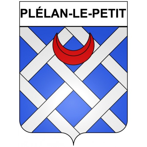 Plélan-le-Petit 22 ville Stickers blason autocollant adhésif