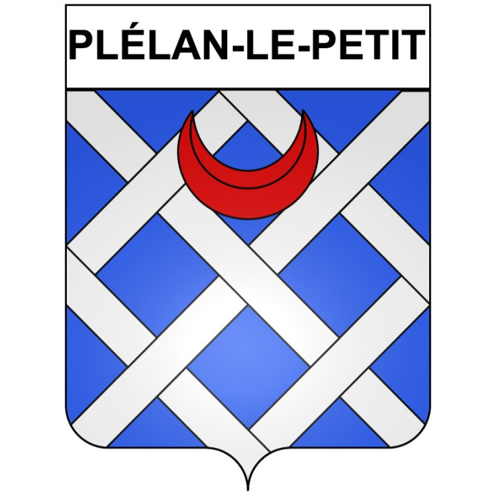 Plélan-le-Petit 22 ville Stickers blason autocollant adhésif