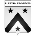 Plestin-les-Grèves 22 ville Stickers blason autocollant adhésif
