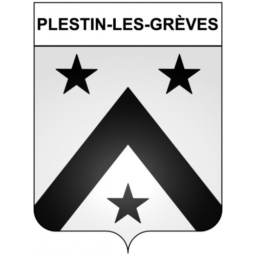 Pegatinas escudo de armas de Bégard adhesivo de la etiqueta engomada