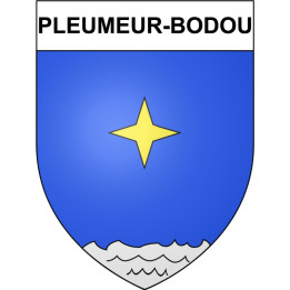 Pegatinas escudo de armas de Bégard adhesivo de la etiqueta engomada