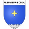 Pegatinas escudo de armas de Bégard adhesivo de la etiqueta engomada