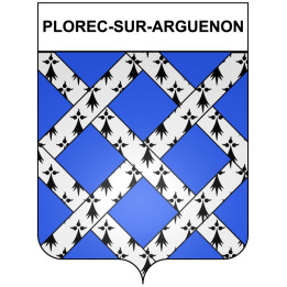 Pegatinas escudo de armas de Bégard adhesivo de la etiqueta engomada