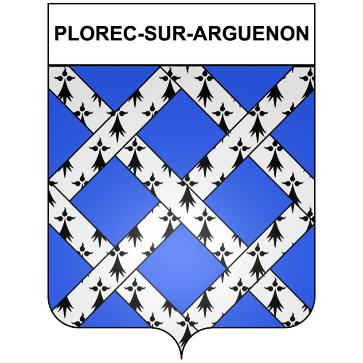 Pegatinas escudo de armas de Bégard adhesivo de la etiqueta engomada