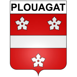 Stickers coat of arms Bégard adhesive sticker