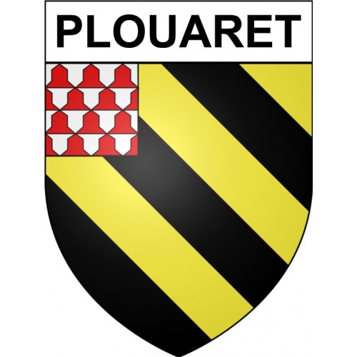 Plouaret 22 ville Stickers blason autocollant adhésif