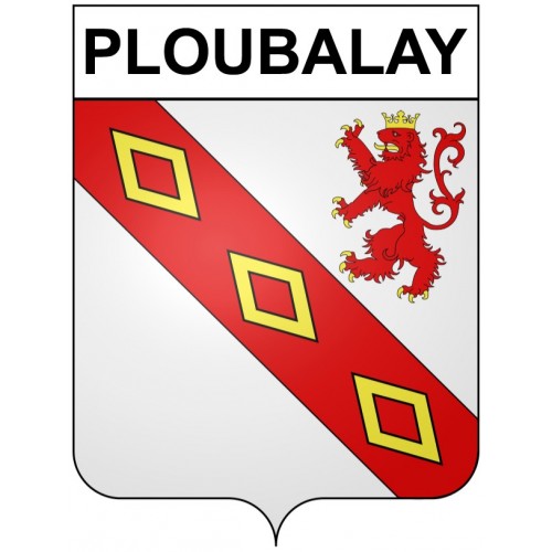 Pegatinas escudo de armas de Bégard adhesivo de la etiqueta engomada