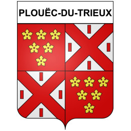 Pegatinas escudo de armas de Bégard adhesivo de la etiqueta engomada