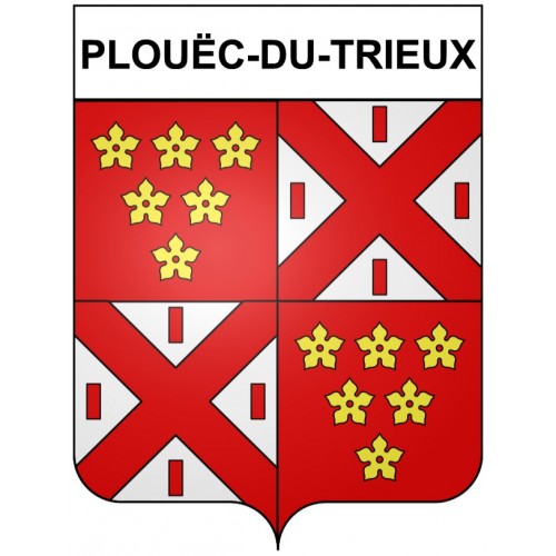 Stickers coat of arms Bégard adhesive sticker