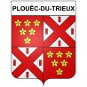 Plouëc-du-Trieux 22 ville Stickers blason autocollant adhésif