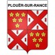 Plouër-sur-Rance 22 ville Stickers blason autocollant adhésif