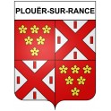 Plouër-sur-Rance 22 ville Stickers blason autocollant adhésif