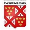 Plouër-sur-Rance 22 ville Stickers blason autocollant adhésif