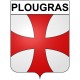 Stickers coat of arms Bégard adhesive sticker