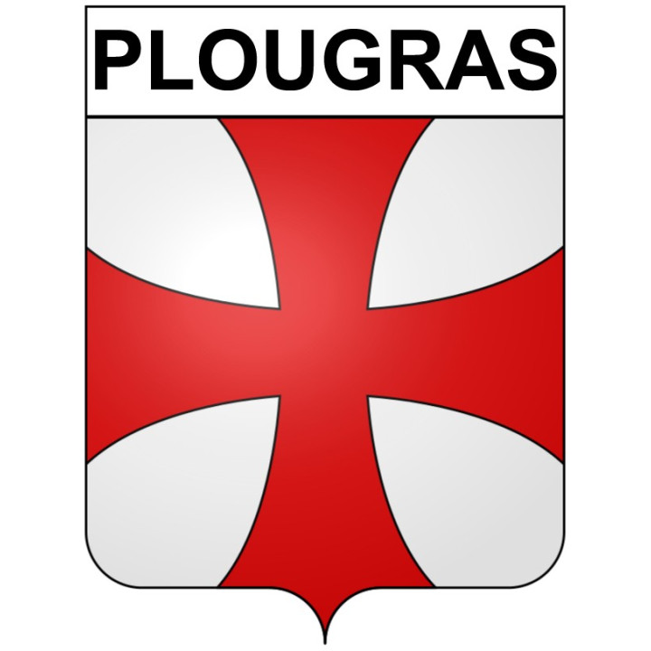 Stickers coat of arms Bégard adhesive sticker
