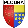 Plouha 22 ville Stickers blason autocollant adhésif