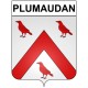Plumaudan 22 ville Stickers blason autocollant adhésif