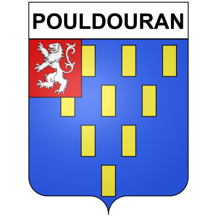 Stickers coat of arms Bégard adhesive sticker