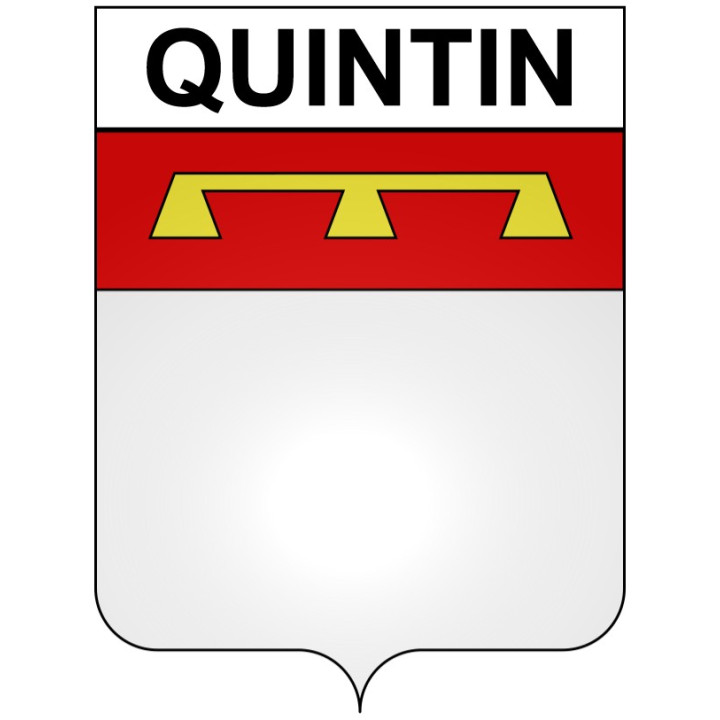 Quintin 22 ville Stickers blason autocollant adhésif