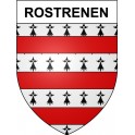 Rostrenen Sticker wappen, gelsenkirchen, augsburg, klebender aufkleber