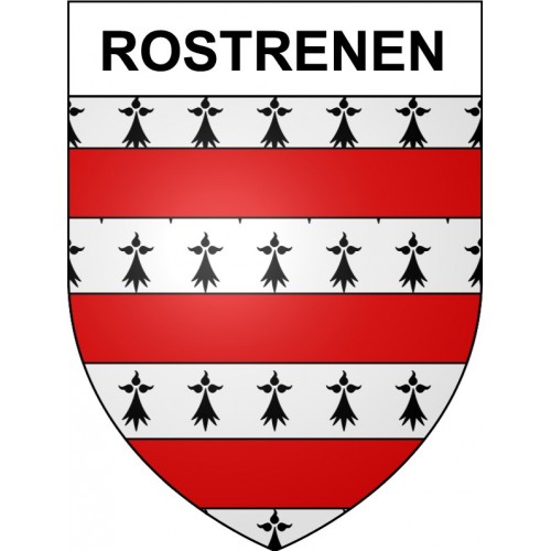 Rostrenen 22 ville Stickers blason autocollant adhésif