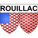 Rouillac 22 ville Stickers blason autocollant adhésif