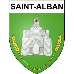 Pegatinas escudo de armas de Bégard adhesivo de la etiqueta engomada