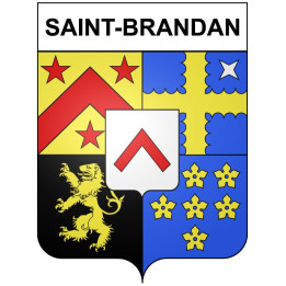 Stickers coat of arms Bégard adhesive sticker